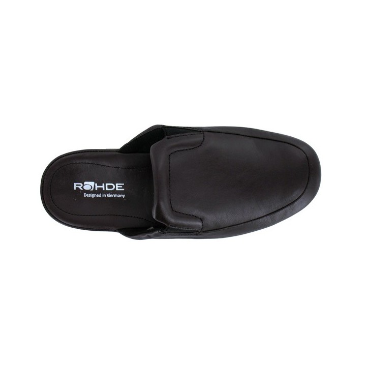 chaussons mules en cuir homme rohde 6607