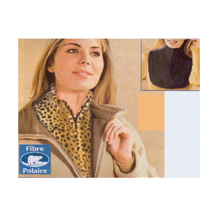 Faux Col Polaire Réversible