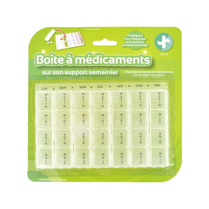 Boite à médicaments semainier