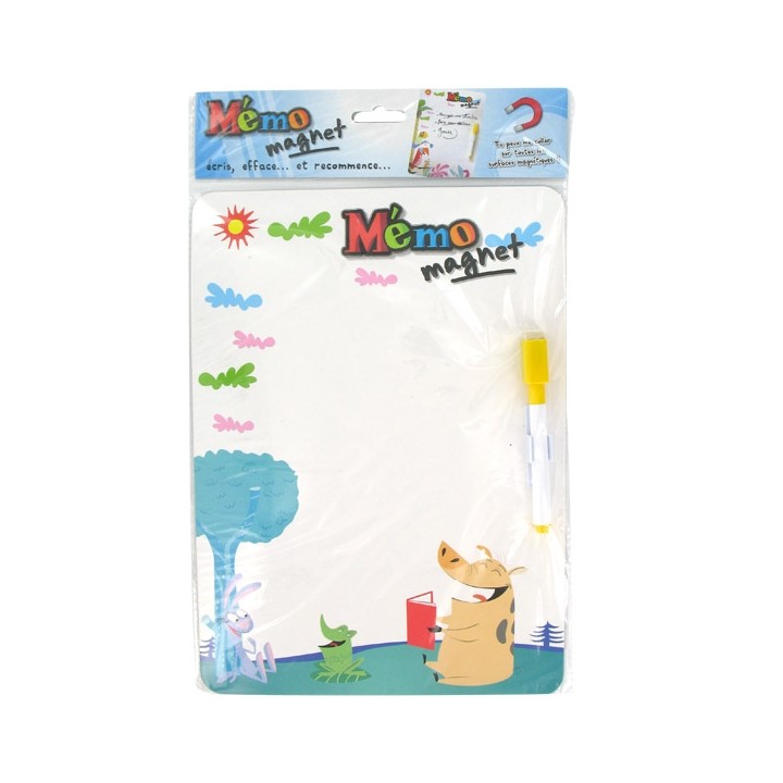 Mémo Magnet avec marqueur