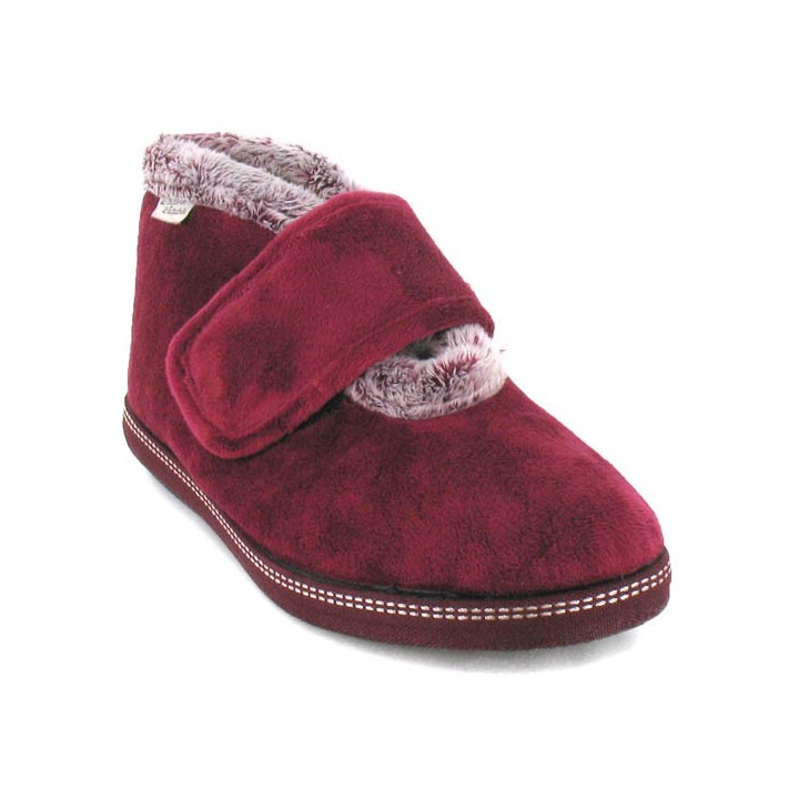 chaussons montants fourres femme la maison de l'espadrille 6830