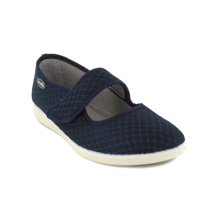chaussons ballerines à bride confort amorgos semelflex