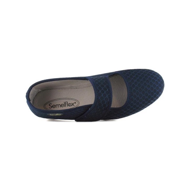 chaussons ballerines à bride confort amorgos semelflex