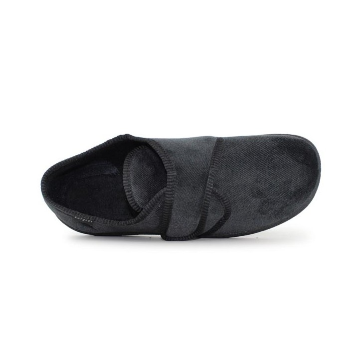 chaussons homme fermés velcro fargeot  groom
