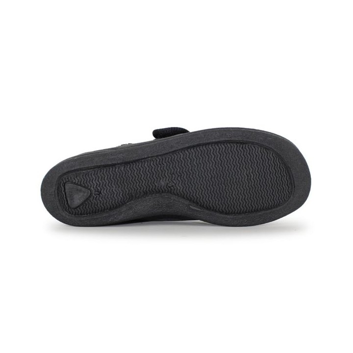 chaussons homme fermés velcro fargeot  groom