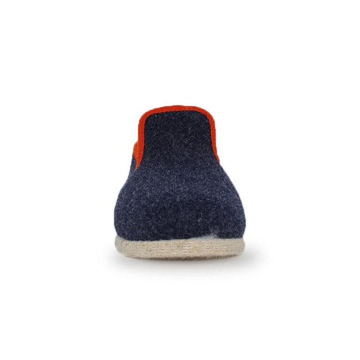 Charentaise Homme semelle feutre Chausse Mouton  Tweed
