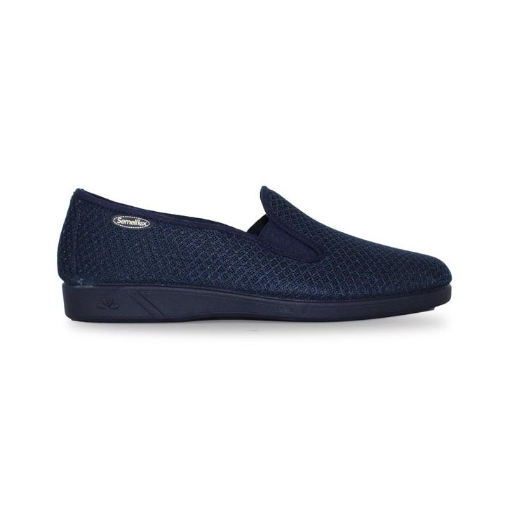chausson ferme bleu homme semelflex Ulysse 4