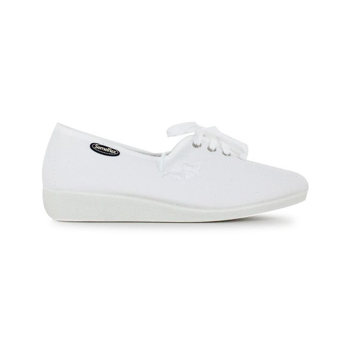 Chaussures femme à lacets en toile SEMELFLEX Java 2