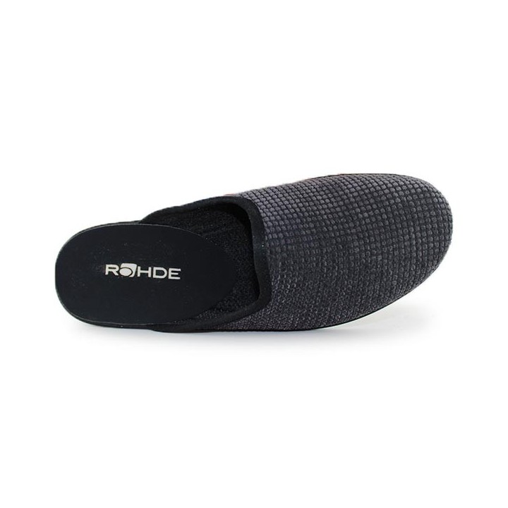 Chaussons mules en velours Homme Rohde N°2688