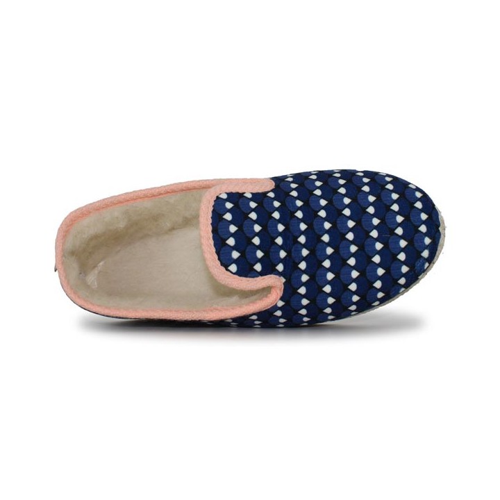 Charentaise Femme Chausse Mouton  Art Deco