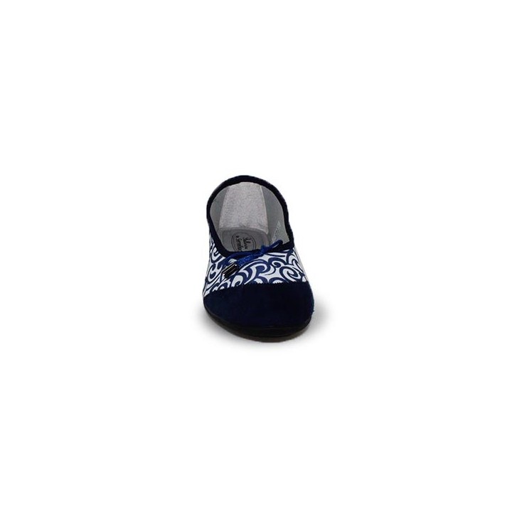 chaussons ballerine bleue femme semelflex Zara
