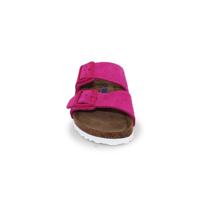 mules deux brides rose Birkenstock Arizona SFB VL