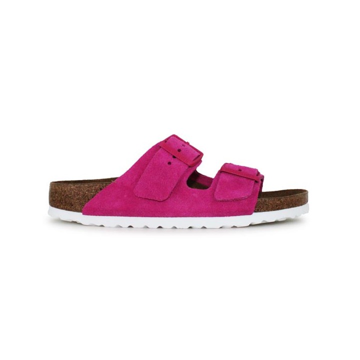 mules deux brides rose Birkenstock Arizona SFB VL