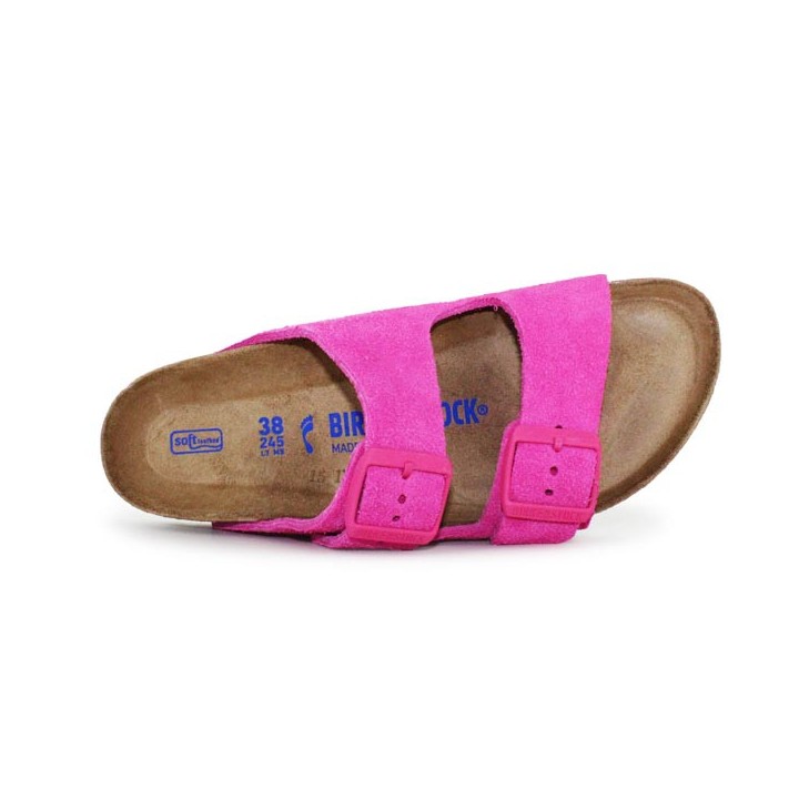 mules deux brides rose Birkenstock Arizona SFB VL