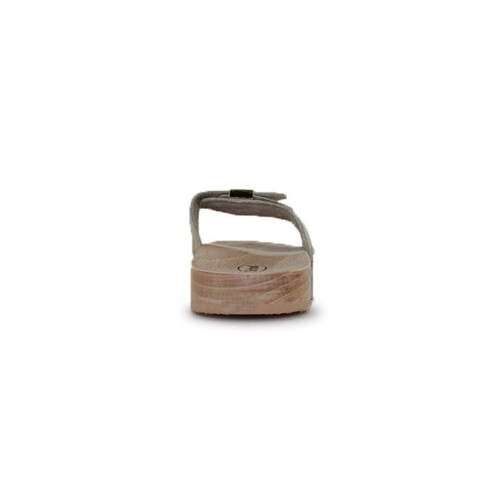 mule femme semelle bois Scholl Pescura Flat Gold