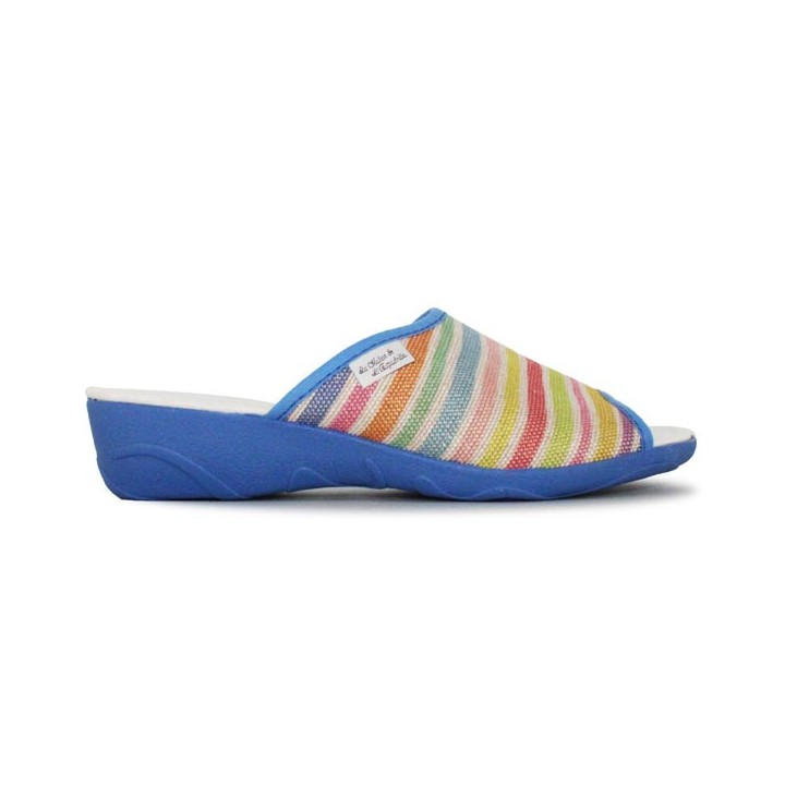 chaussons mule femme la maison de l'espadrille Bayadère (2064)
