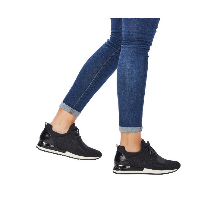 Baskets Femme noires et confortables REMONTE R2541