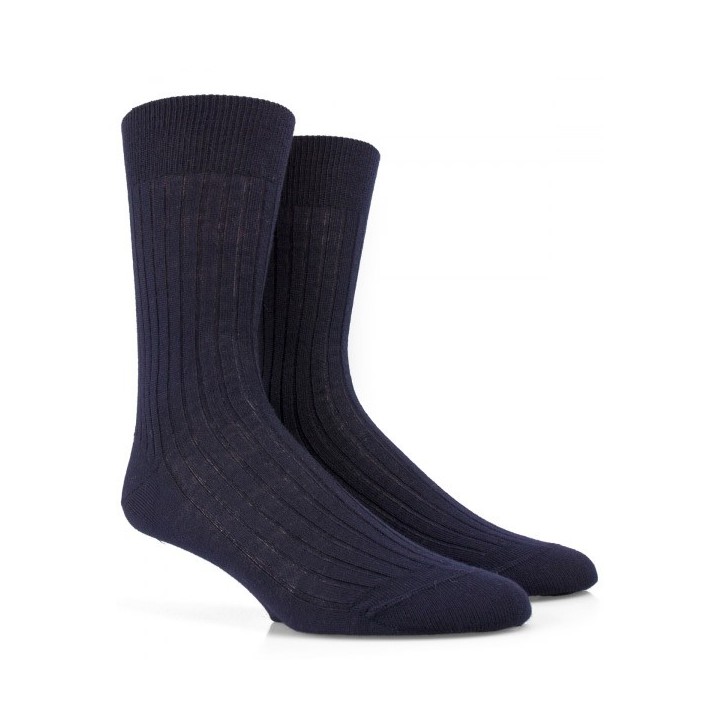 Chaussettes côtelées en laine Merinos DORE DORE