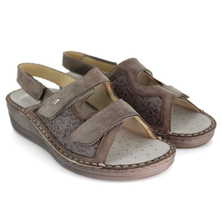 Sandales Velcro pieds sensibles femme Podoline Vicenza