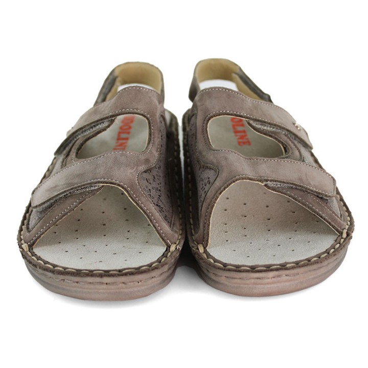 Sandales Velcro pieds sensibles femme Podoline Vicenza