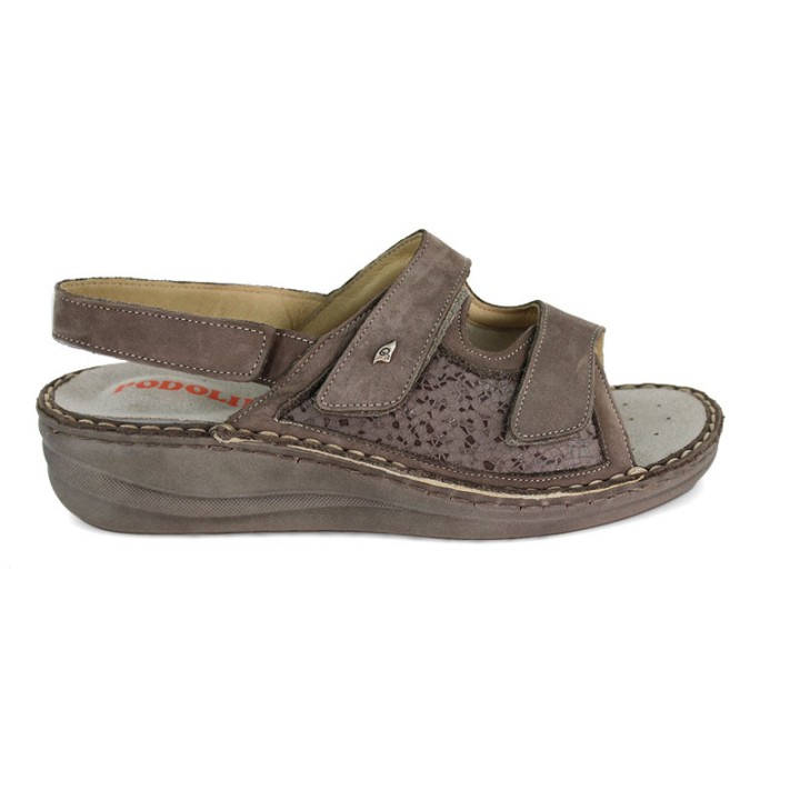 Sandales Velcro pieds sensibles femme Podoline Vicenza