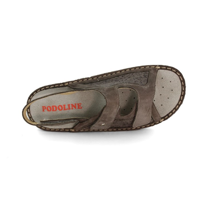 Sandales Velcro pieds sensibles femme Podoline Vicenza