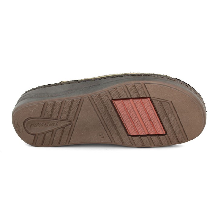 Sandales Velcro pieds sensibles femme Podoline Vicenza