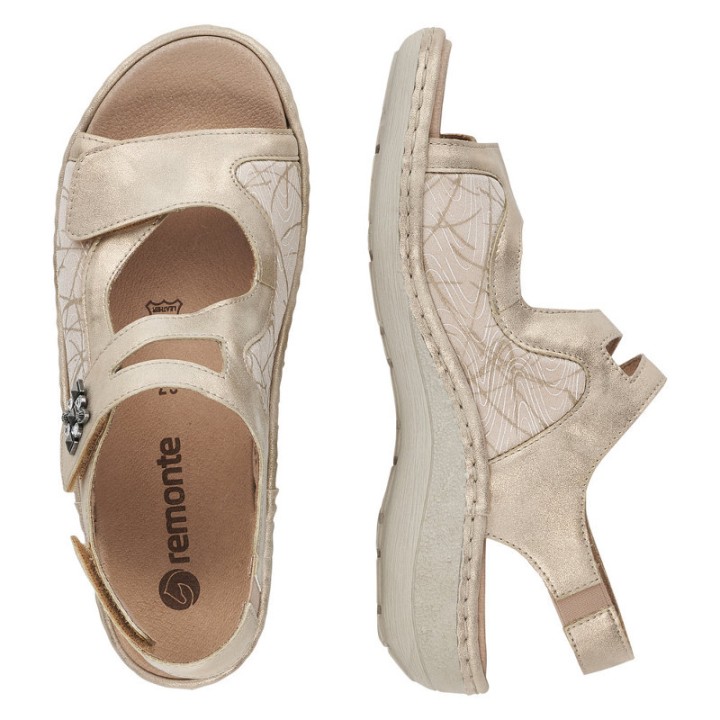 Sandales Velcro pieds sensibles REMONTE D7647