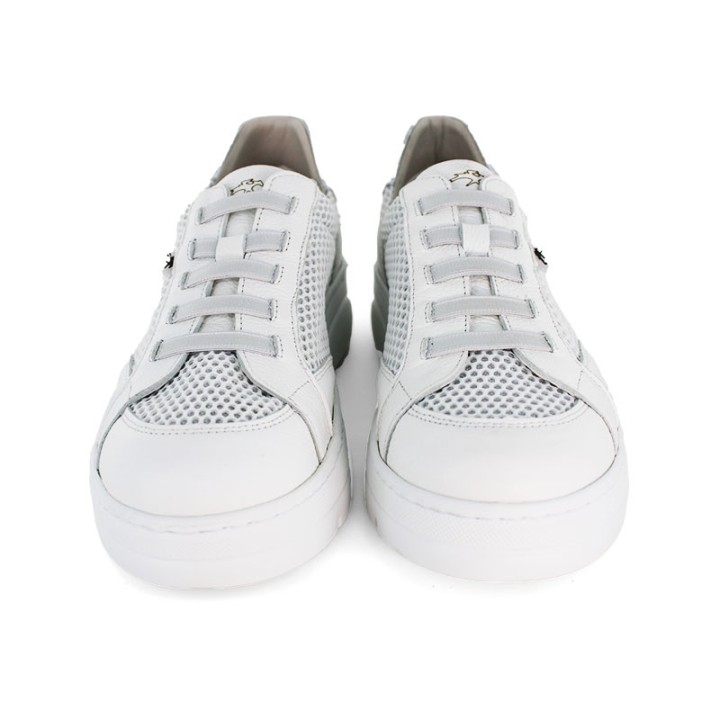 Baskets basses blanches femme FLUCHOS Pompas 1668