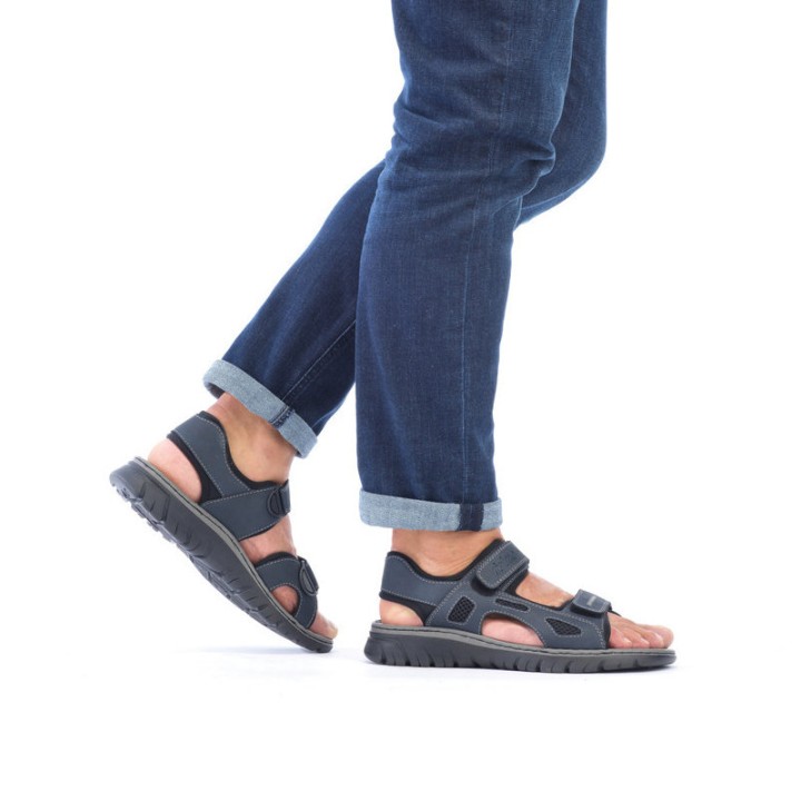 Sandales Velcro homme RIEKER Balti 26761
