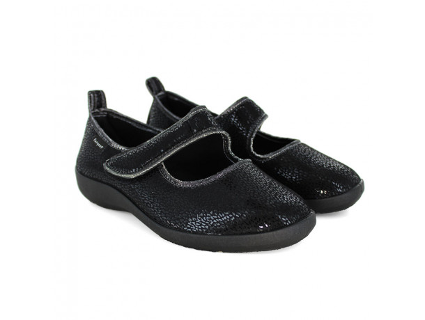 Ballerines Velcro pieds sensibles FARGEOT Tabatha