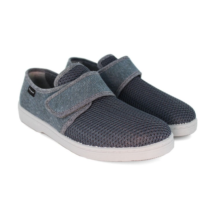 Chaussons confortables Velcro homme FARGEOT Vigo