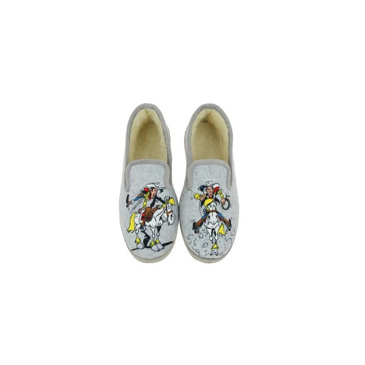 Charentaises humoristiques la maison de l'espadrille Lucky Luke (L63)