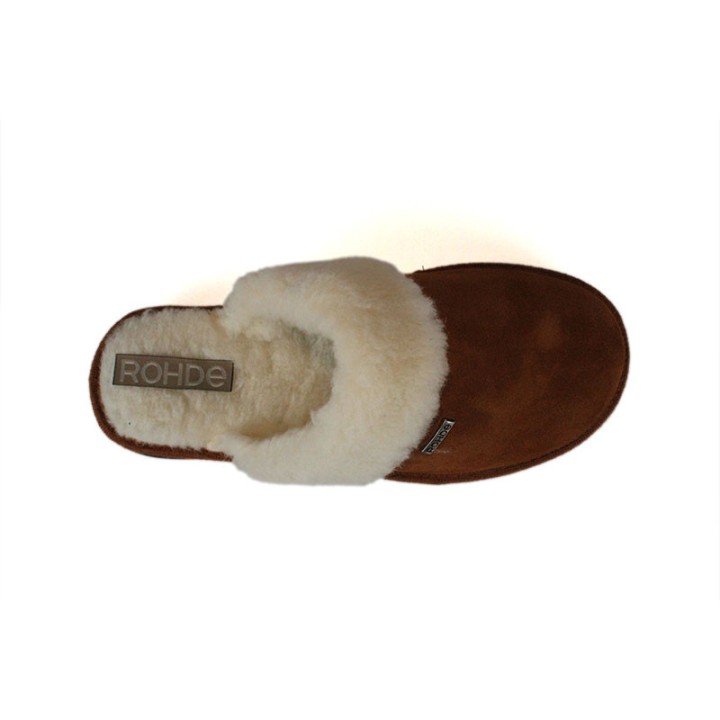 Chaussons femme mules fourrés ROHDE 6770