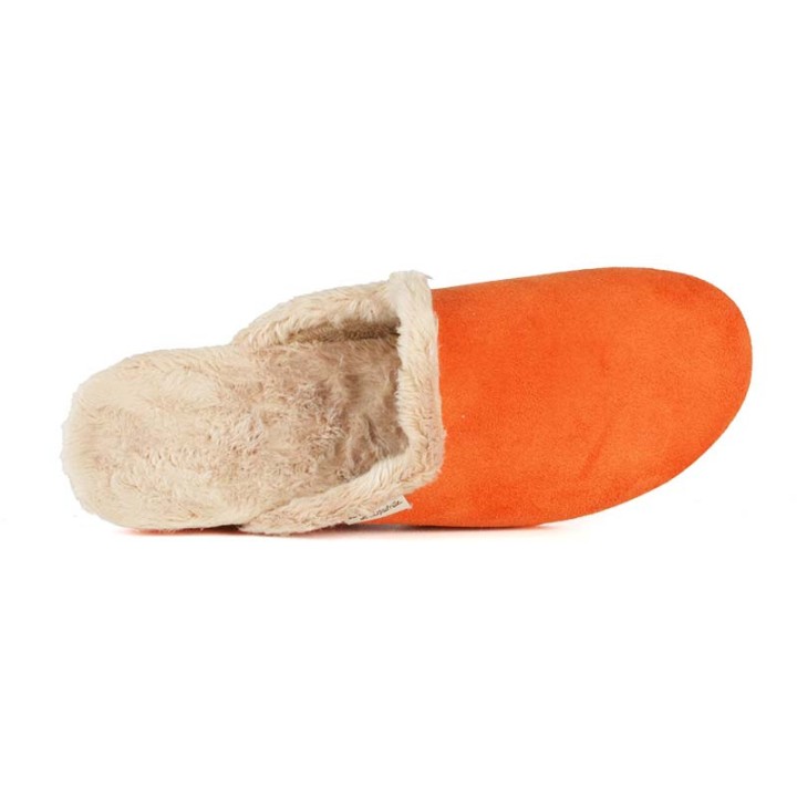 chaussons mule fourrés femme la maison de l'espadrille6188