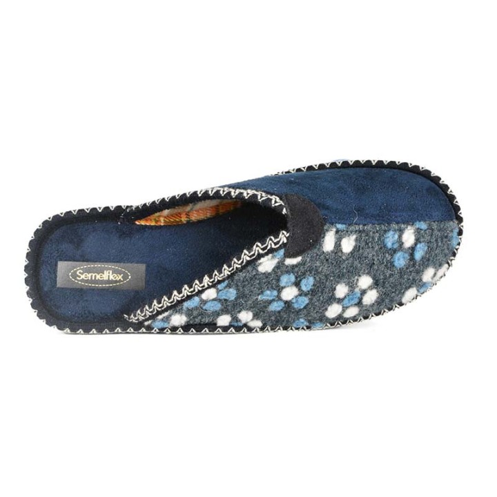 Chaussons mules pour femme SEMELFLEX Anais 2