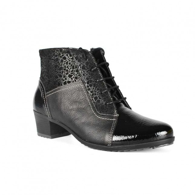 bottines femme noires confortables Suave 9921