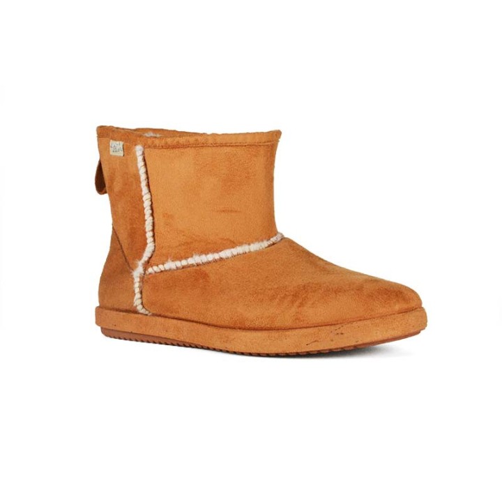 chaussons montants femme fourrés La maison de l'espadrille 6027