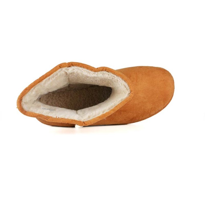 chaussons montants femme fourrés La maison de l'espadrille 6027