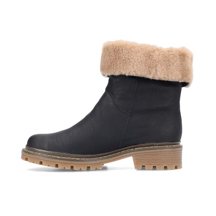 bottines femme fourrées confortables RIeker Y9582