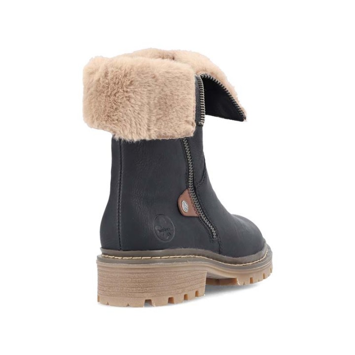 bottines femme fourrées confortables RIeker Y9582
