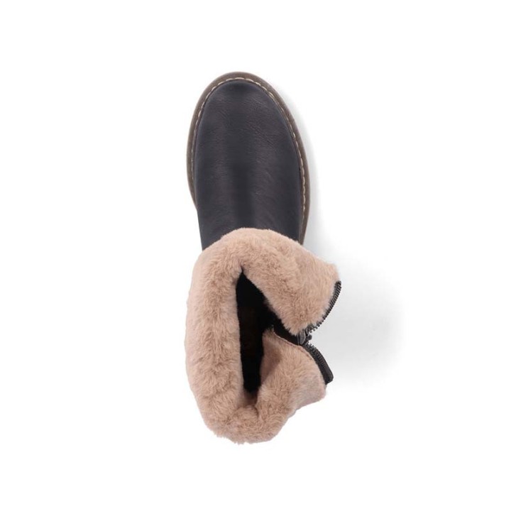 bottines femme fourrées confortables RIeker Y9582