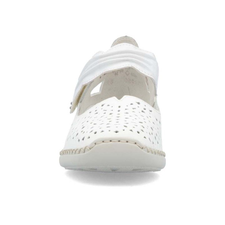 ballerine femme à velcro confortable RIEKER Maya 41399