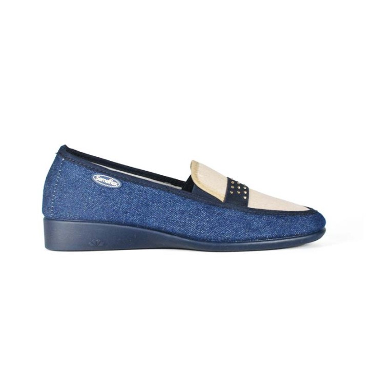 Chaussons mocassins pour femme SEMELFLEX Marie-Hélène