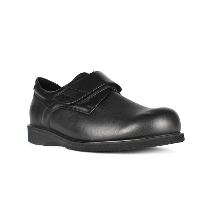 chaussures velcro pieds très larges homme Podoline Anzio