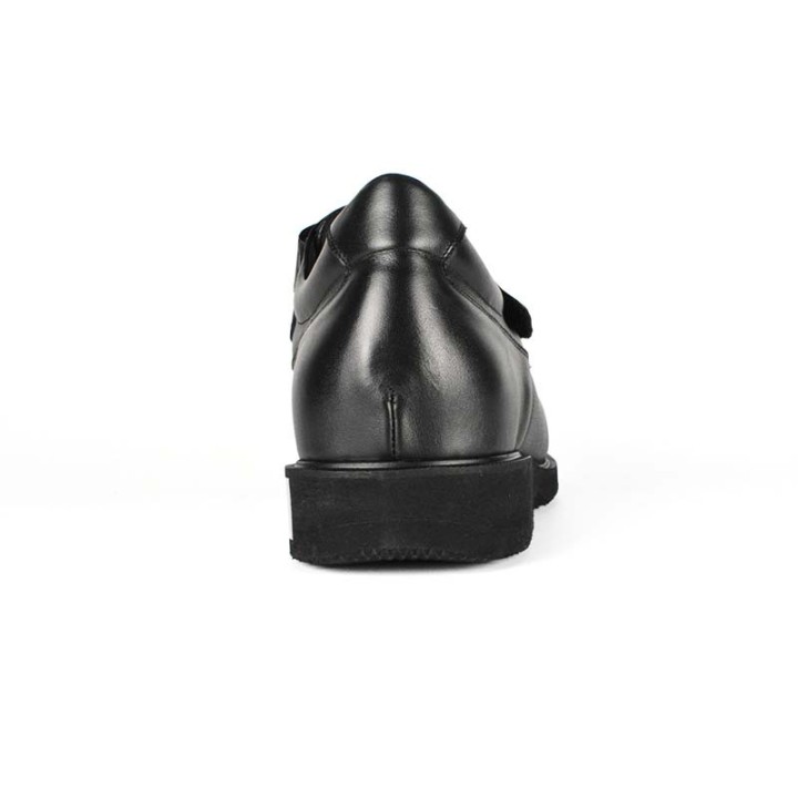chaussures velcro pieds très larges homme Podoline Anzio