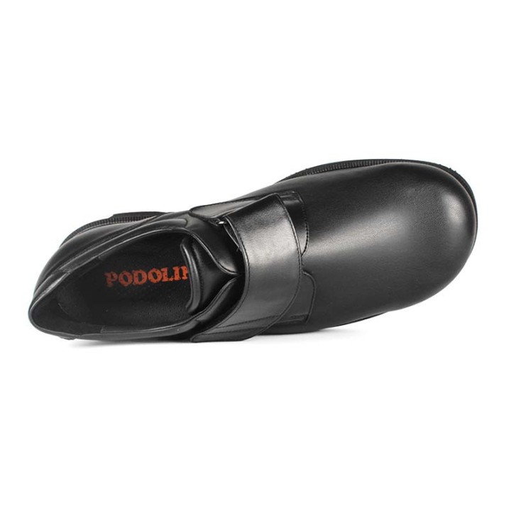 chaussures velcro pieds très larges homme Podoline Anzio