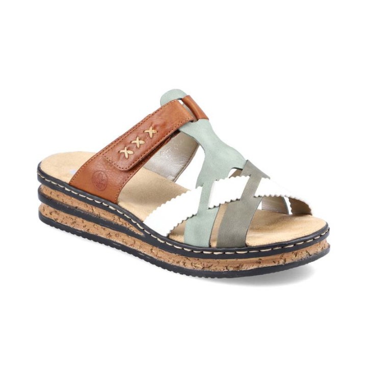 mules femme confortable Rieker Preston 62989