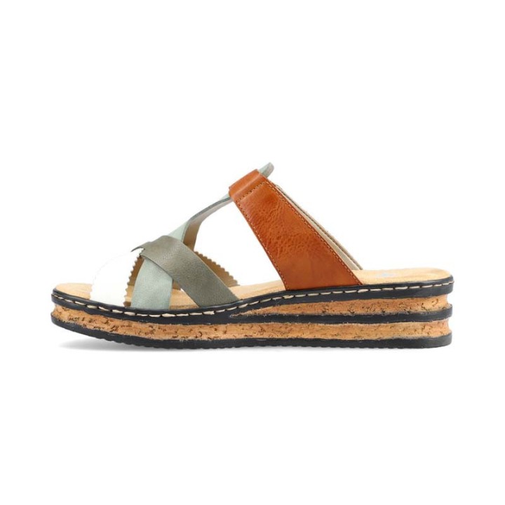 mules femme confortable Rieker Preston 62989