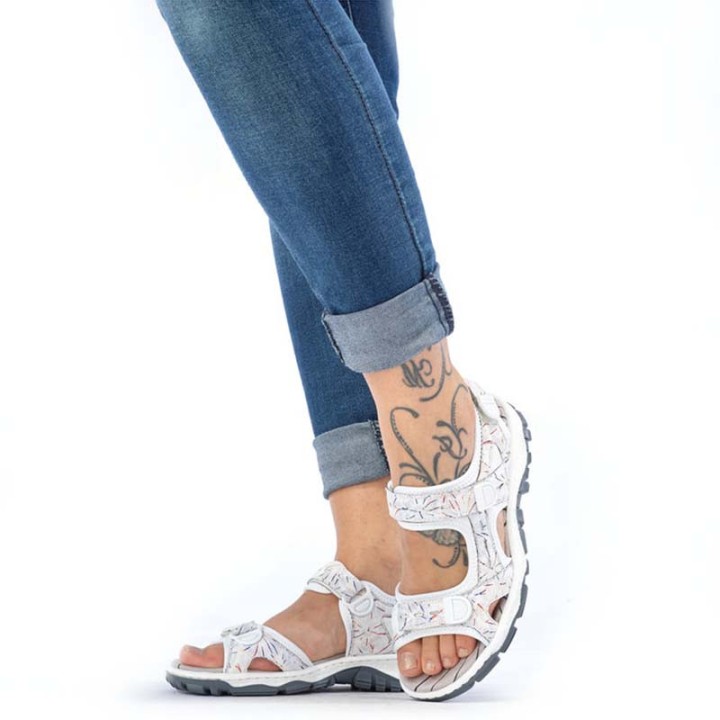 sandales de marche femme  confortable Rieker Baku 68872